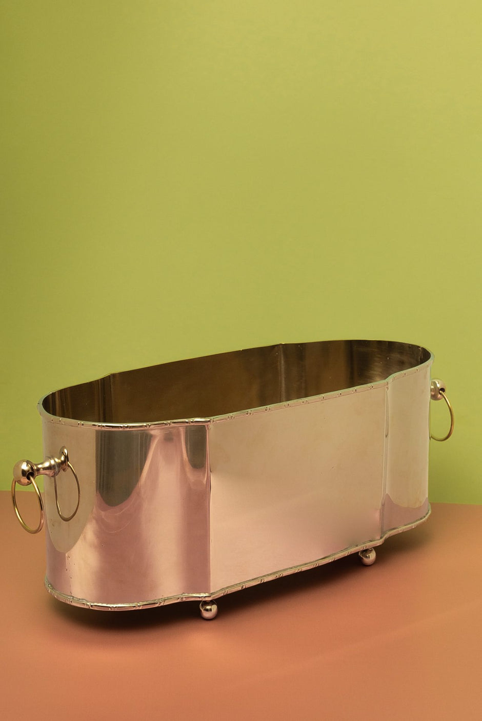 Silver Tub — Silver Plated Ice Tub 15" x 6.5"
