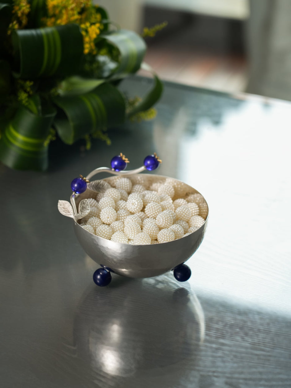 Silver Plated Decorative Bowl — 5.75"