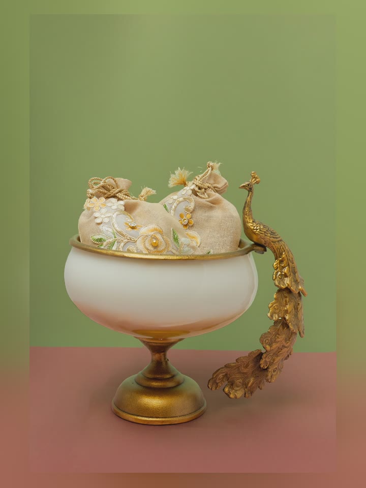 Silver-plated gift by Ubhika Curations